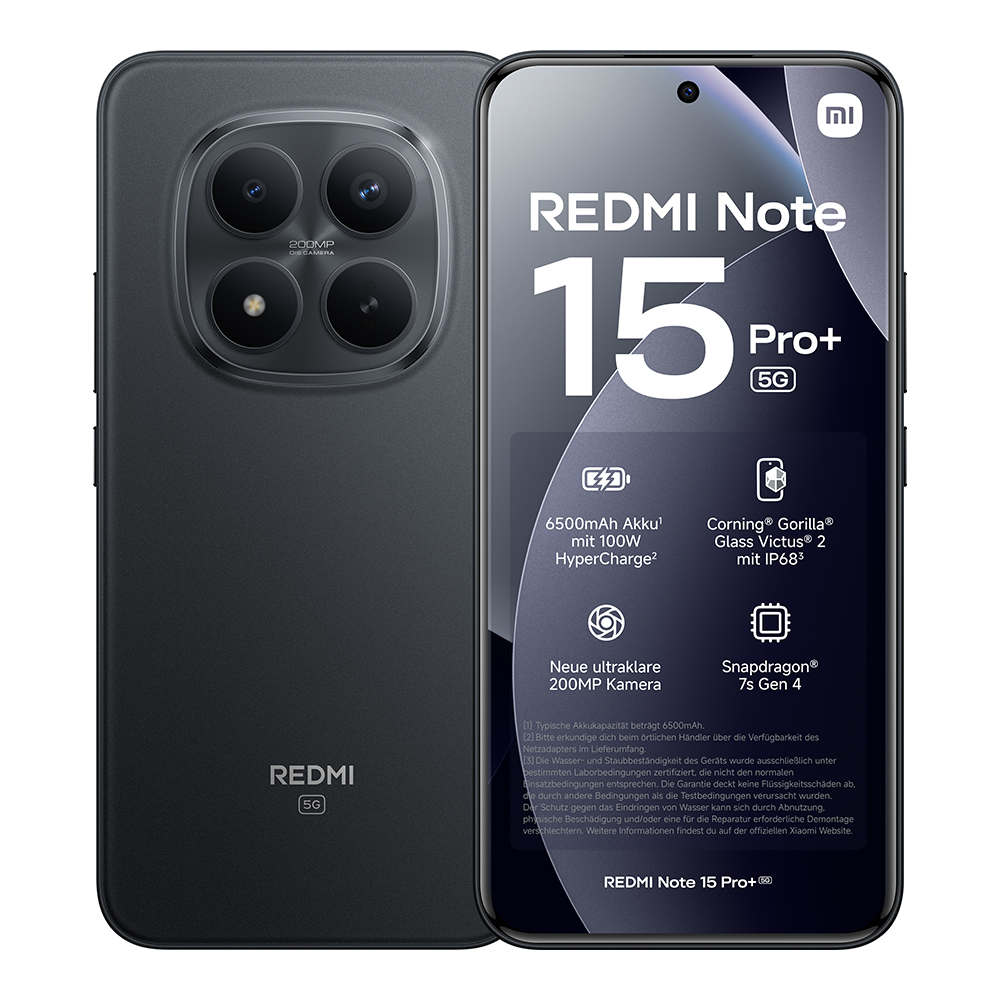 REDMI Note 15 Pro+ 5G 12GB/512GB | Schwarz